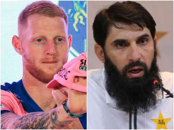 Ben Stokes and Misbah ul Haq