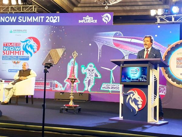 Times Network's MD and CEO MK Anand speaks at Times Now Summit 2021