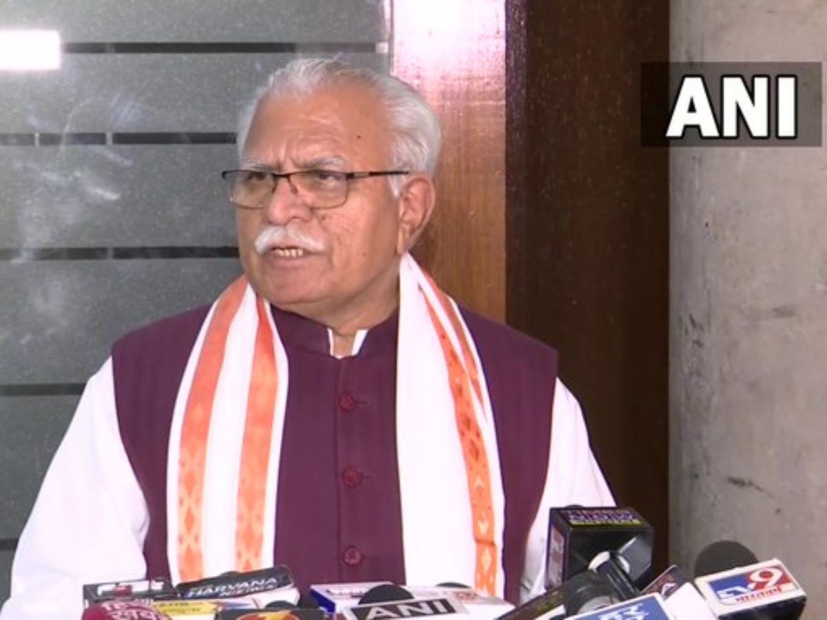भगत सिंह का मान ने किया अपमान, 'आतंकी' वाले बयान पर कायम: बोले हरियाणा CM- ऐसा ही रहा है पंजाब के MP का चरित्र