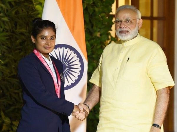 Mithali Raj thanks to PM Narendra Modi