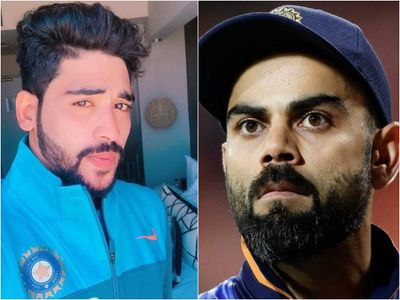 Mohammed Siraj and Virat Kohli Mohammed Siraj and Virat Kohli