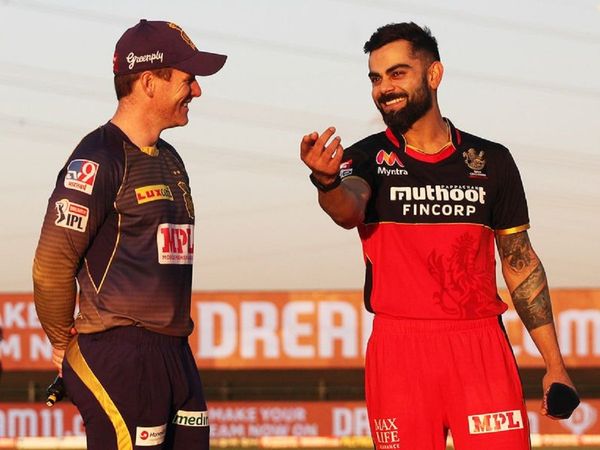 Eoin Morgan Virat Kohli 