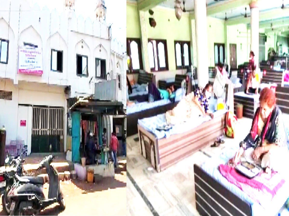 अच्छी खबर: अस्पतालों में मरीजों के लिए जगह नहीं, वडोदरा में मस्जिद को ही बना दिया 'कोविड सेंटर-देखें तस्वीरें