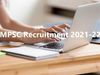 MPSC Recruitment 2021-22 on mpsc.gov.in