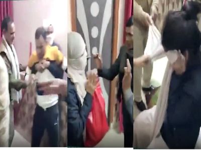 Police Sub inspector was staying with the girl in the flat Wife caught red-handed in Gwalior MP Police Sub inspector was staying with the girl in the flat Wife caught red-handed in Gwalior MP
