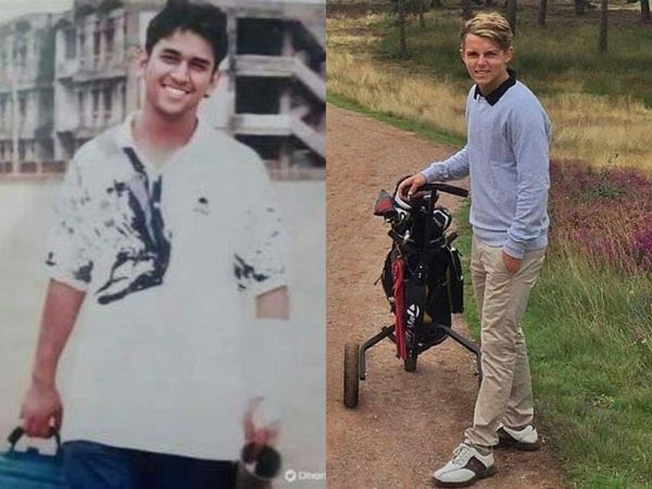 MS Dhoni and Sam Curran