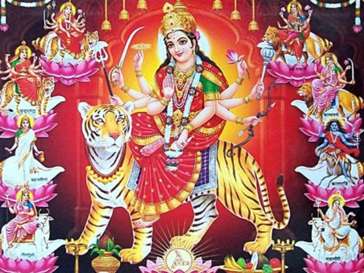 Maa Durga Arti Lyrics In Hindi Navratri Maa Durga Aarti Hindi Lyrics Jai Ambe Gauri Maiya Jai