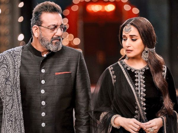 Madhuri Dixit and Sanjay Dutt