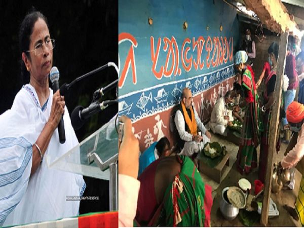 Mamata Banerjee says Amit Shah’s lunch at tribal home cooked at 5-star hotel