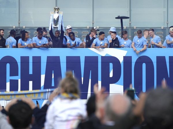 Manchester City title celebration
