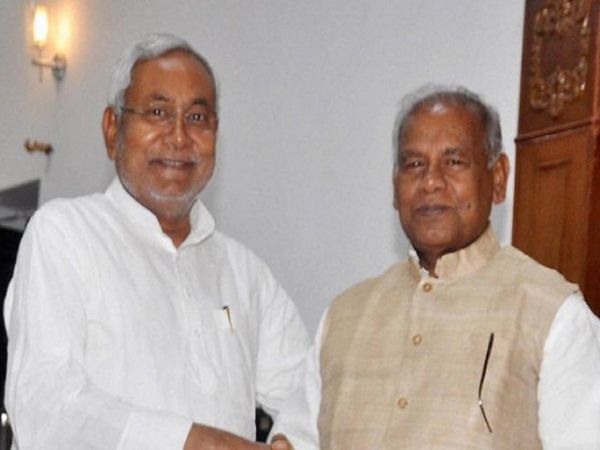 Nitish Kumar and Jitan Ram Manjhi