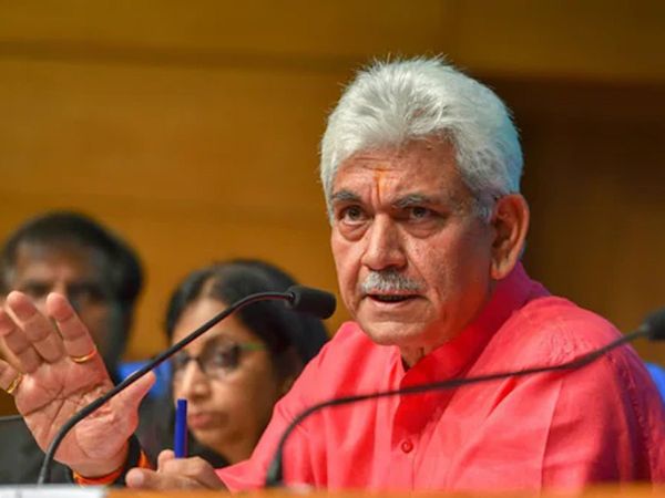 J&K LG  says Manoj Sinha I don't want to react on Omar Abdullah's statement