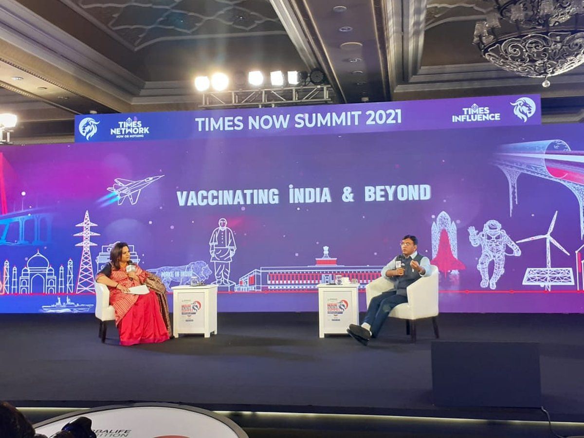 Times Now Summit 2021 : मनसुख मंडाविया ने कहा-बच्चों को कोरोना टीका लगाने में जल्दबाजी नहीं करेंगे