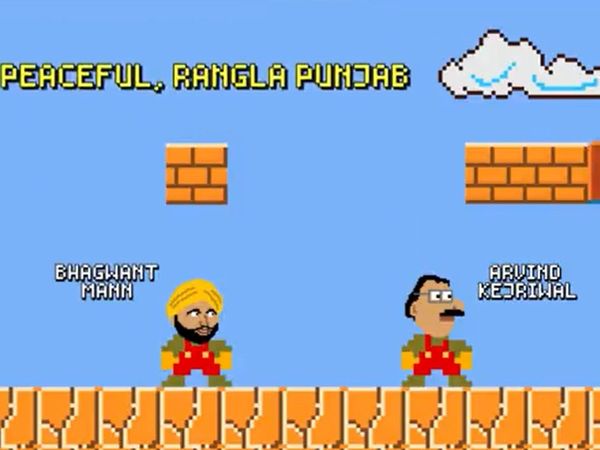 Punjab Election 2022: AAP takes a jibe at Congress through new Mario-themed video, given this message