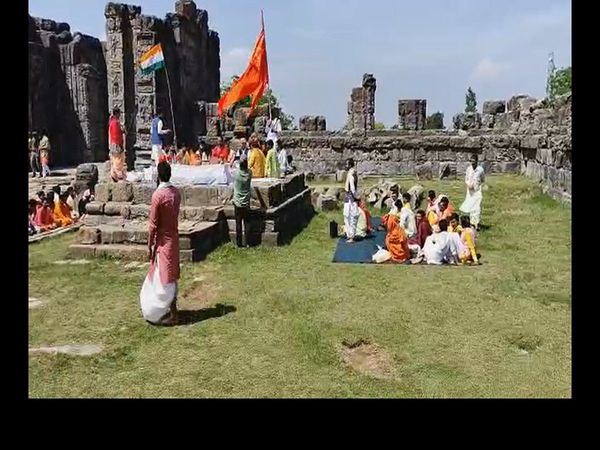 Shankaracharya Jayanti celebrated for the first time in Martand Sun Temple Anantnag, Jammu Kashmir