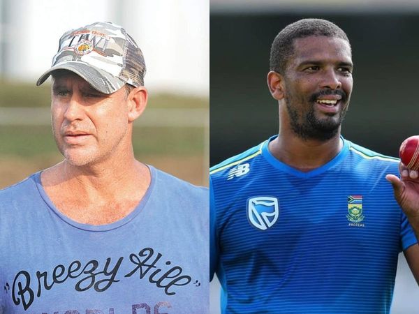 Matthew Hayden and Vernon Philander