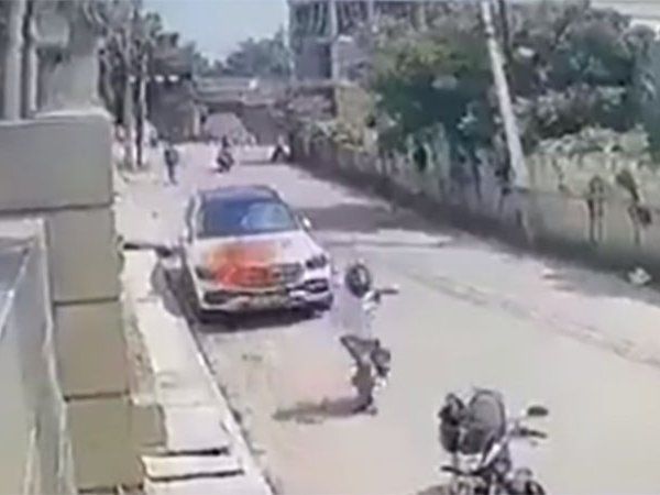 Mercedes Fire viral Video