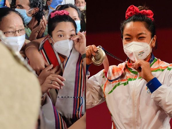 Mirabai Chanu meets mother