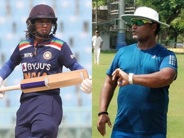 Mithali Raj and Ramesh Powar