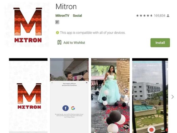 Mitron app back on the play store