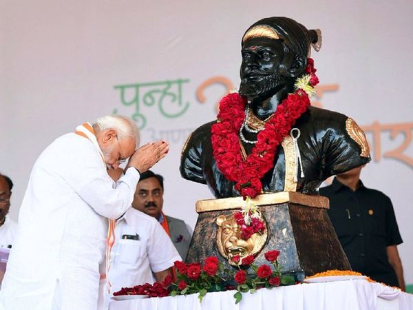 Modi pays tribute to Chhatrapati Shivaji Maharaj