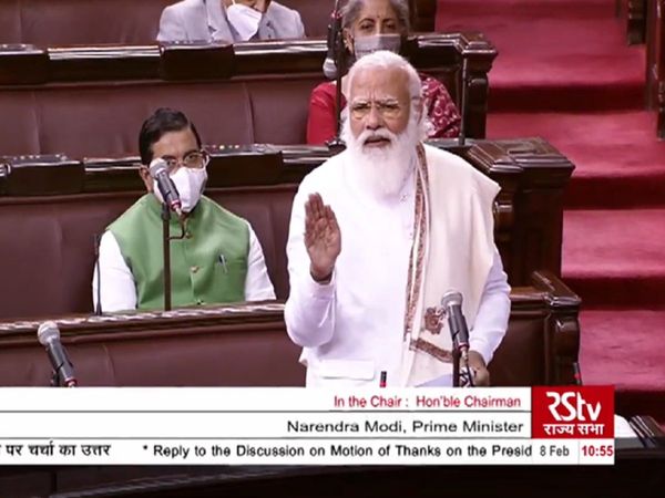 Prime Minister Narendra Modi addresses Rajya Sabha today Highlights