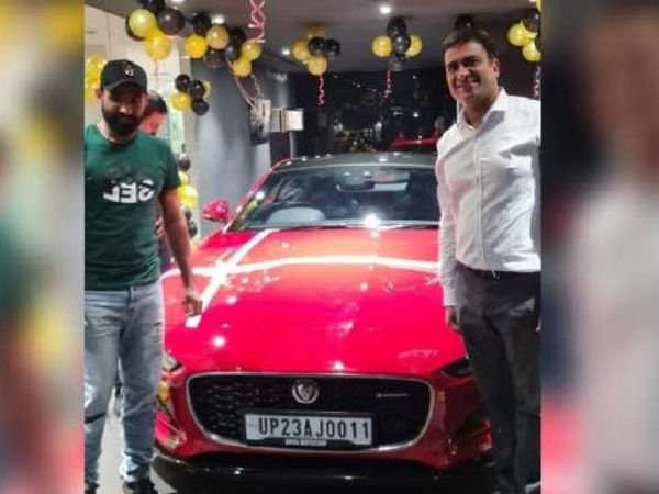 Mohammasd Shami Brings Home New Jaguar F Type