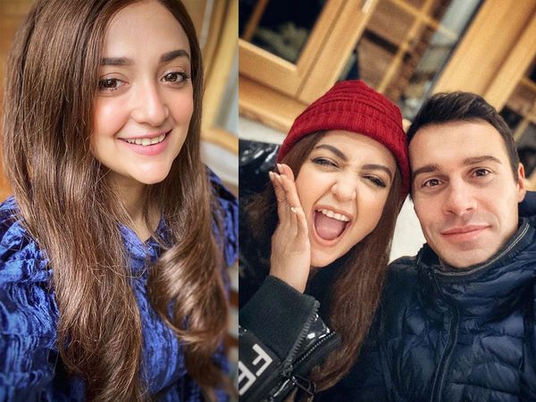 Monali Thakur with Husband Maik Richter