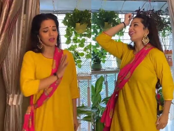 Monalisa dance on ghar more pardesiya song