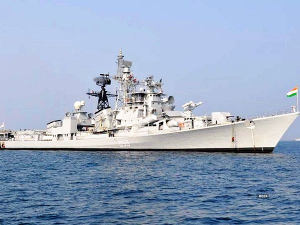Indian and Japanese navies carrying out military exercises in North Arabian Sea