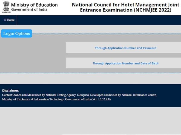 NCHM JEE Answer Key 2022 Released