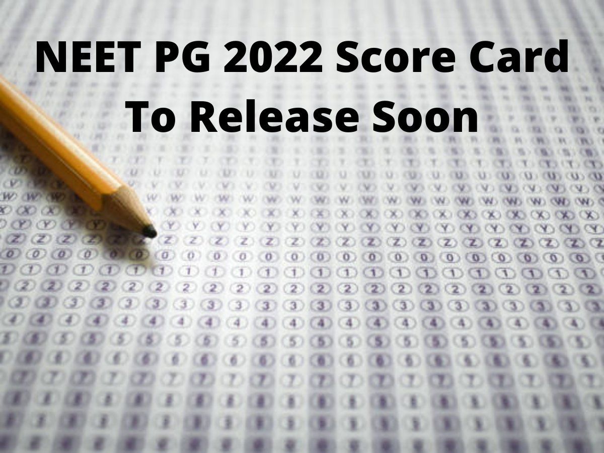 NEET PG 2022 Score card to release on nbe.edu.in How to download and
