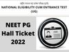 neet pg admit card 2022 released