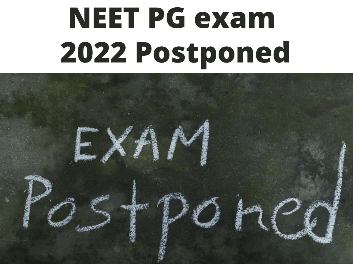 NEET PG Exam 2022 New Schedule NEET PG exam date postponed for 68