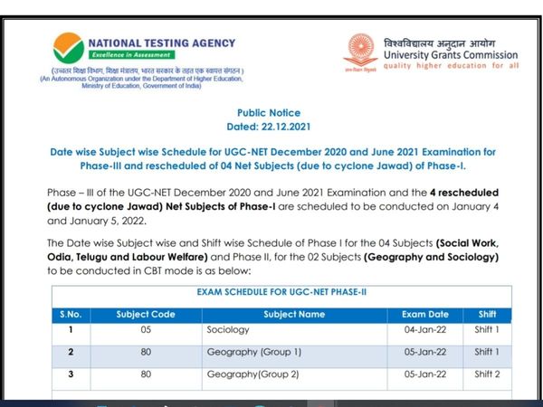  ugc net phase 3 exam date, ugc net phase 3 exam date 2021