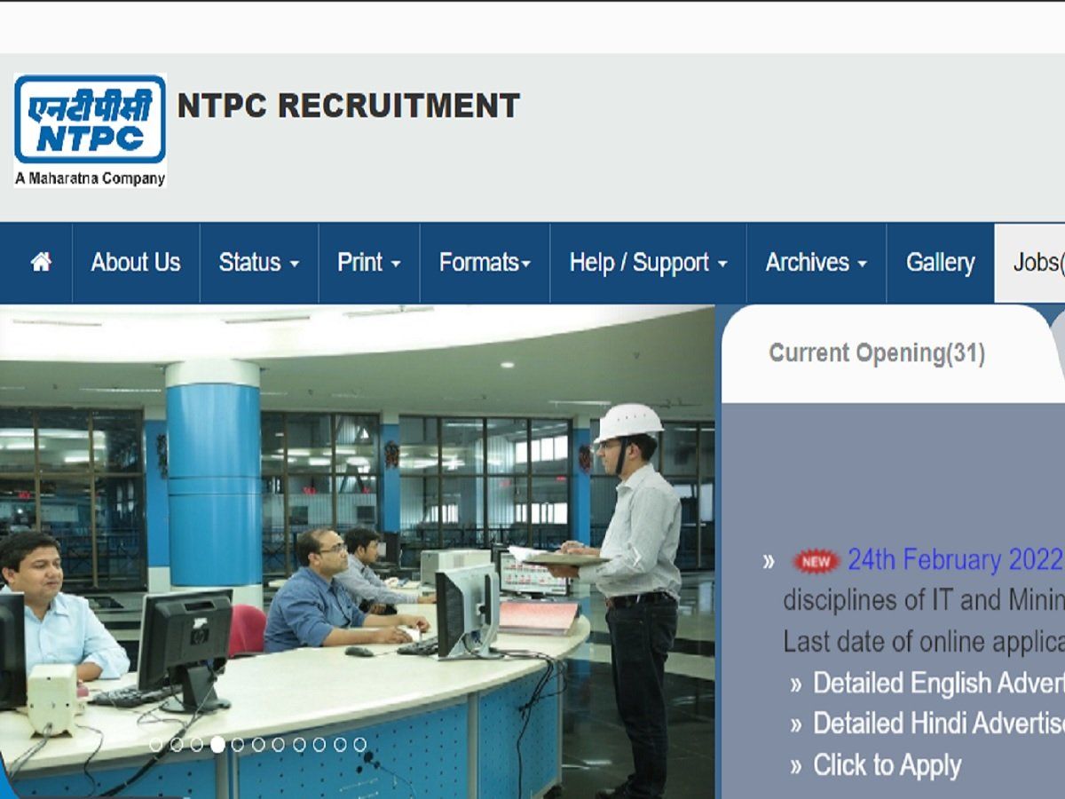 NTPC Recruitment 2022 for the posts of Engineering Executive Trainee on