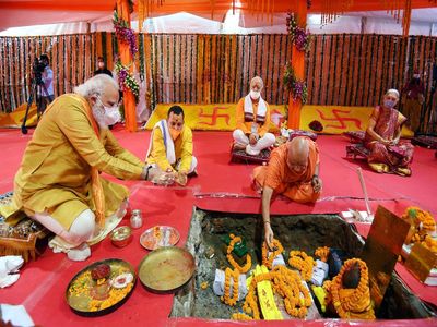5 August 2020 When PM Modi lays the foundation stone of Ram temple in Ayodhya 5 August 2020 When PM Modi lays the foundation stone of Ram temple in Ayodhya