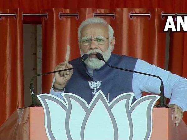 UP Elections 2022 : PM Modi attacks SP in Kanpur Dehat rally says they change partner in every poll 
