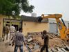 Neemuch case Police and administration demolished the main accused's house with the help of bulldozer