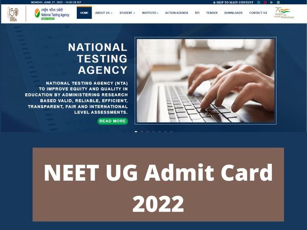 NTA to Release NEET UG admit card soon at official website nta.ac.in, know exam pattern and How to download admit card