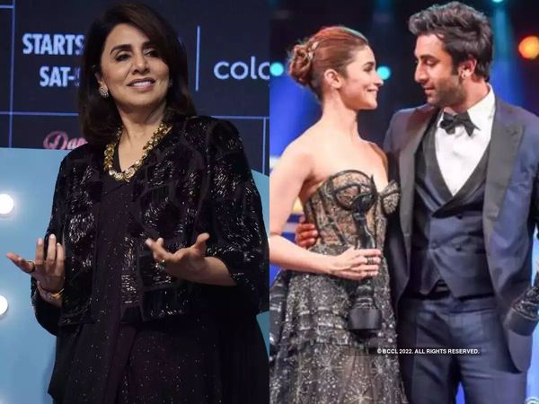 Neetu Kapoor, Alia Bhatt and Ranbir Kapoor