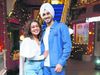 Neha Kakkar and Rohanpreet Singh in The Kapil Sharma Show