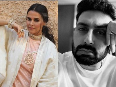Neha Dhupia and Abhishek Bachchan Neha Dhupia and Abhishek Bachchan