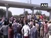Locals in Ballabhgarh blocked National Highway 2, demanding justice for Nikita Tomar 