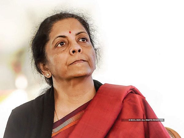 Finance Minister Nirmala Sitharaman