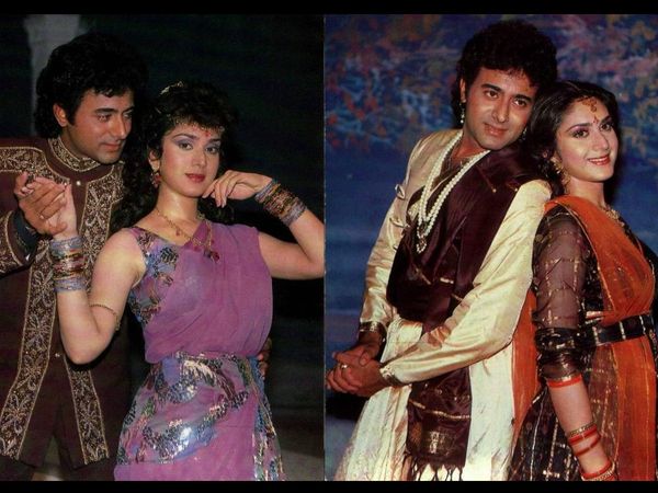 Nitish Bhardwaj and Meenakshi Sheshadri