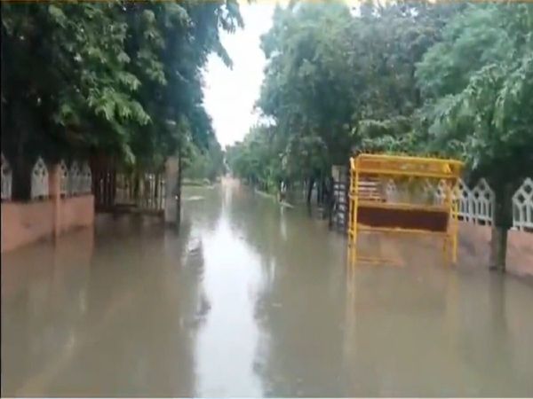 NCR Rains Heavy Spell Chokes Delhi and Gurugram Noida DM office submerged in water