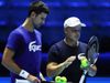 Novak Djokovic and Marian Vajda