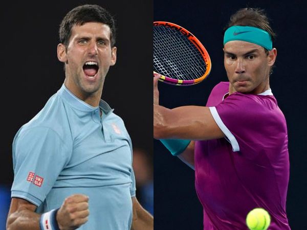 Novak Djokovic and Rafael Nadal