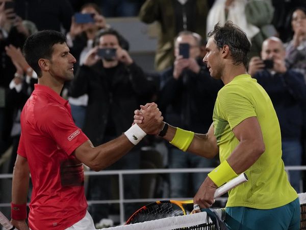 Novak Djokovic and Rafael Nadal